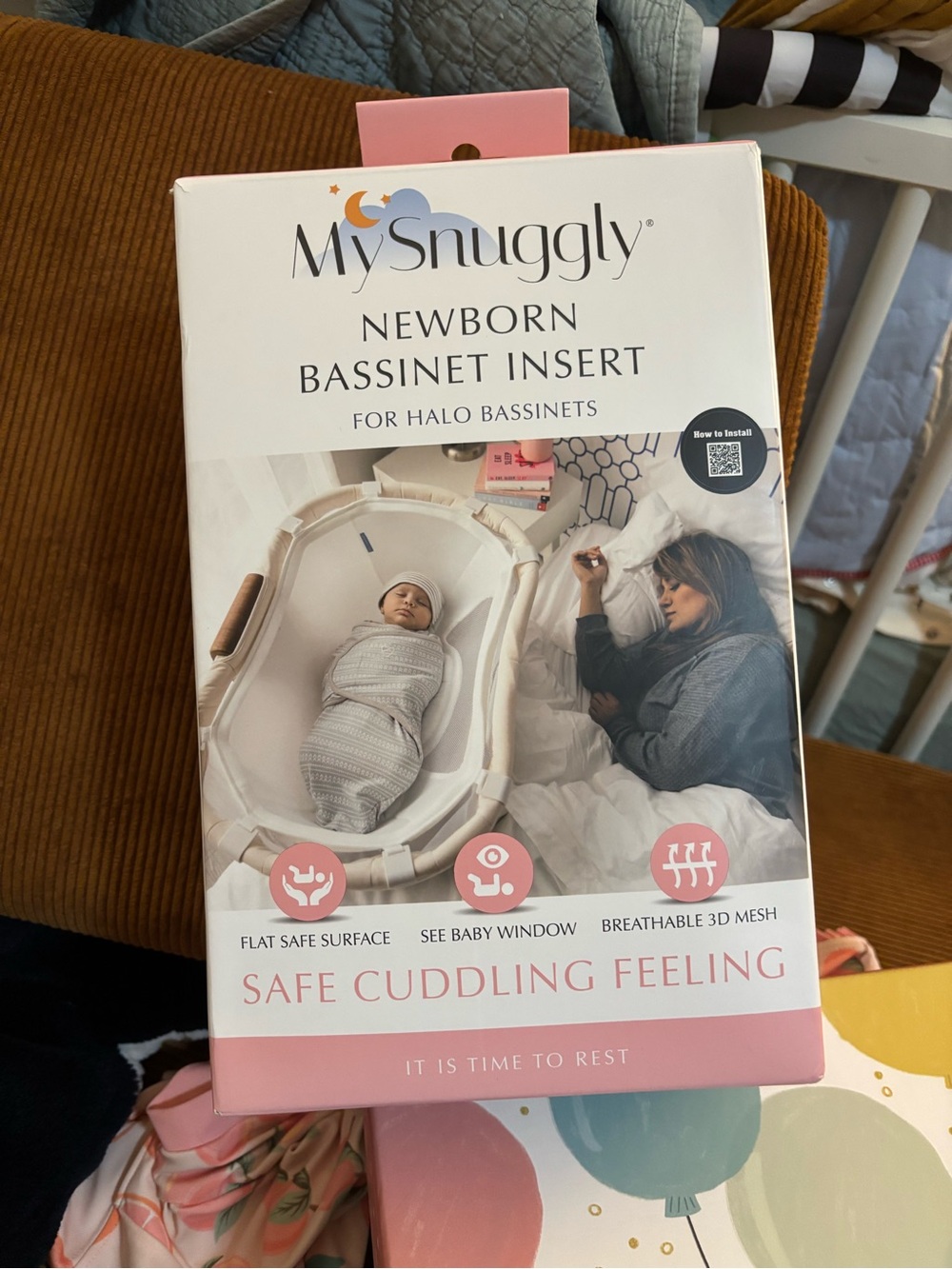 MySnuggly Newborn Bassinet Insert